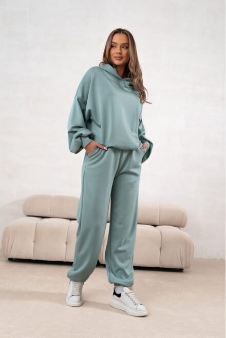 Mėtinis laisvalaikio kostiumėlis moterims Radvilė