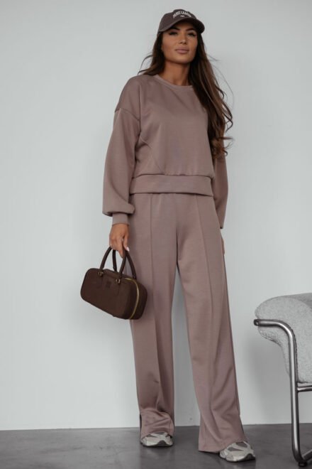 Laisvalaikio kostiumėlis moterims kapučino Alisa