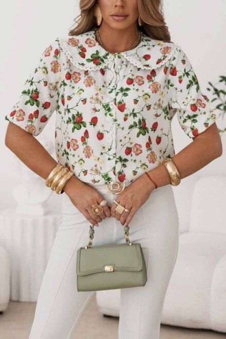 Elegantiški marškiniai moterims Flora. Arti