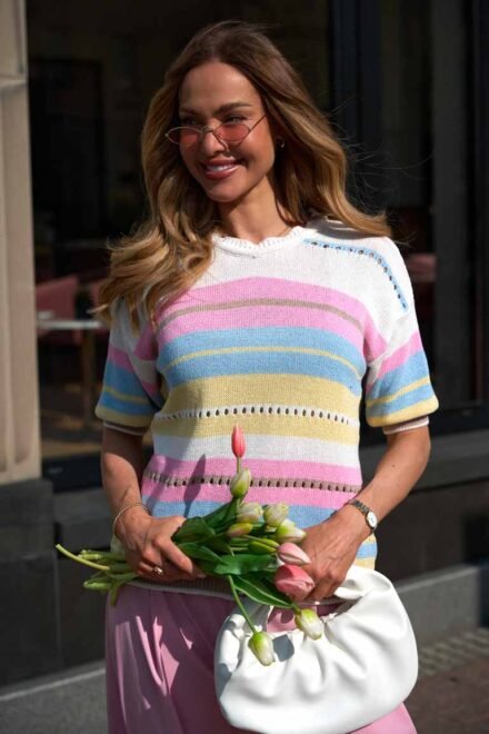 Megztinis moterims Gilė geltonas