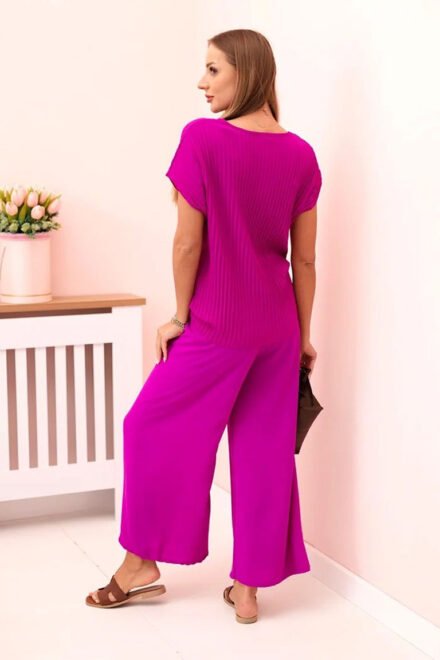 Vasarinis kostiumėlis moterims Sima fuksijos. Nugara