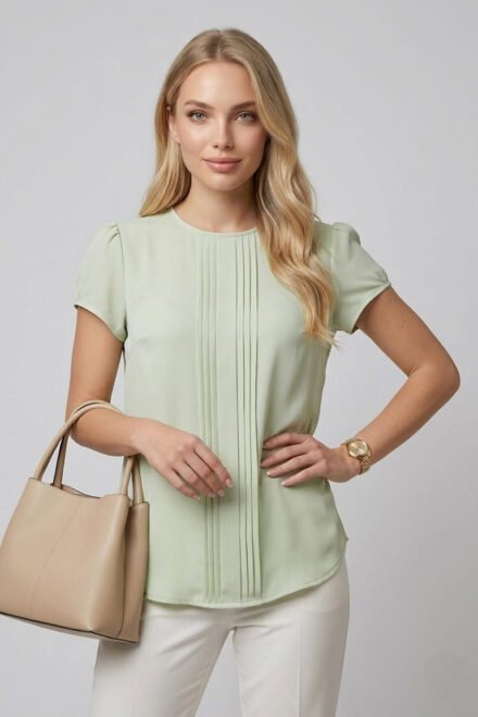 Elegantiška palaidinė moterims Glorija su rankine