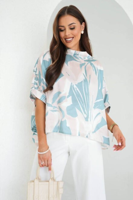 Kimono palaidinė moterims Izabelė žydra