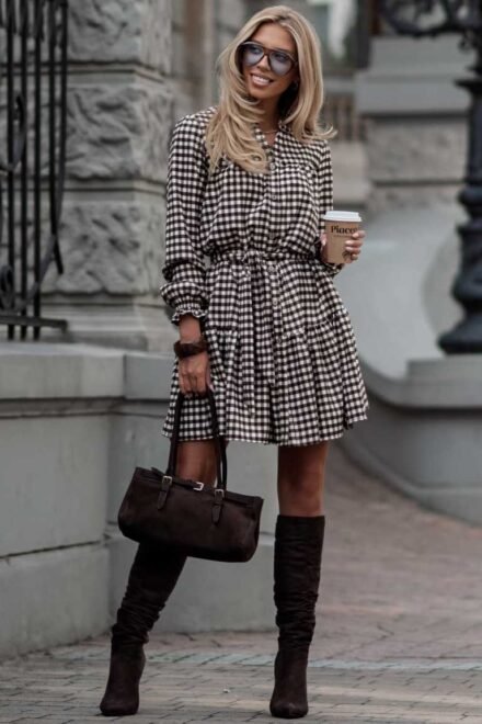 Suknelė Skaistė kapučino