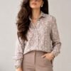Marškiniai moterims Laurita kreminiai