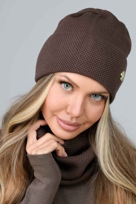Kepurė su mova Vėja ruda