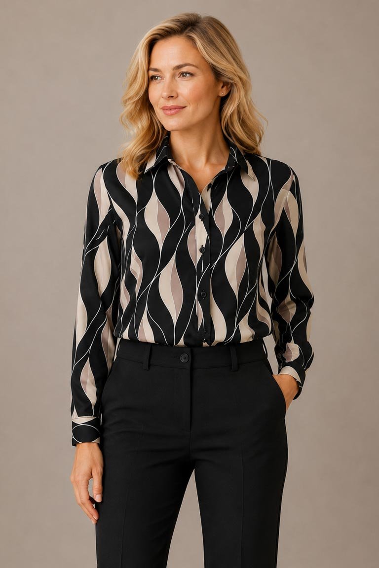Marškiniai moterims Regina rudi