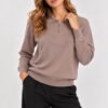 Megztinis moterims Giedrė kapučino
