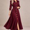 Elegantiška suknelė Abigalė Bordo