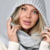 Kepurė moterims Ginta pilkšva