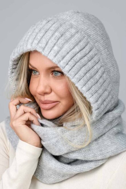 Kepurė moterims Ginta pilkšva
